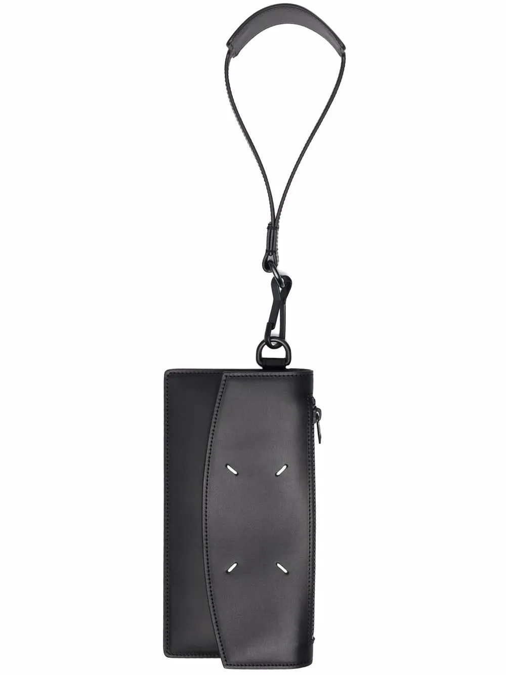 

Maison Margiela leather wrist-strap wallet - Black