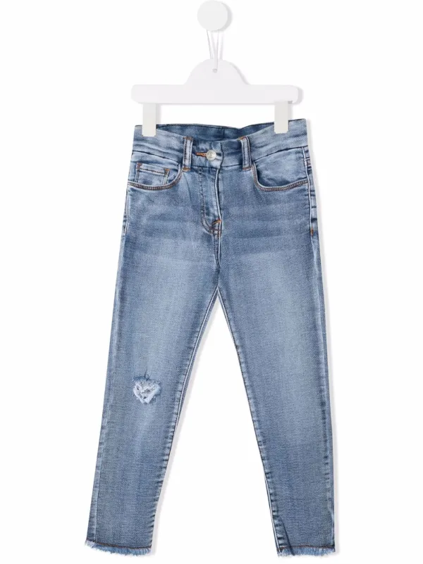 Chiara Ferragni Kids mid-rise slim-cut Jeans - Farfetch