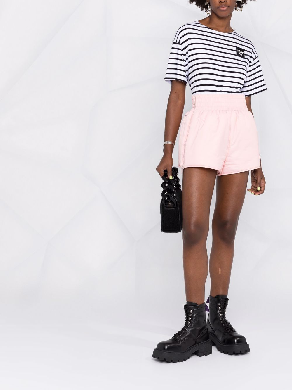 RED Valentino Shorts met rits Roze