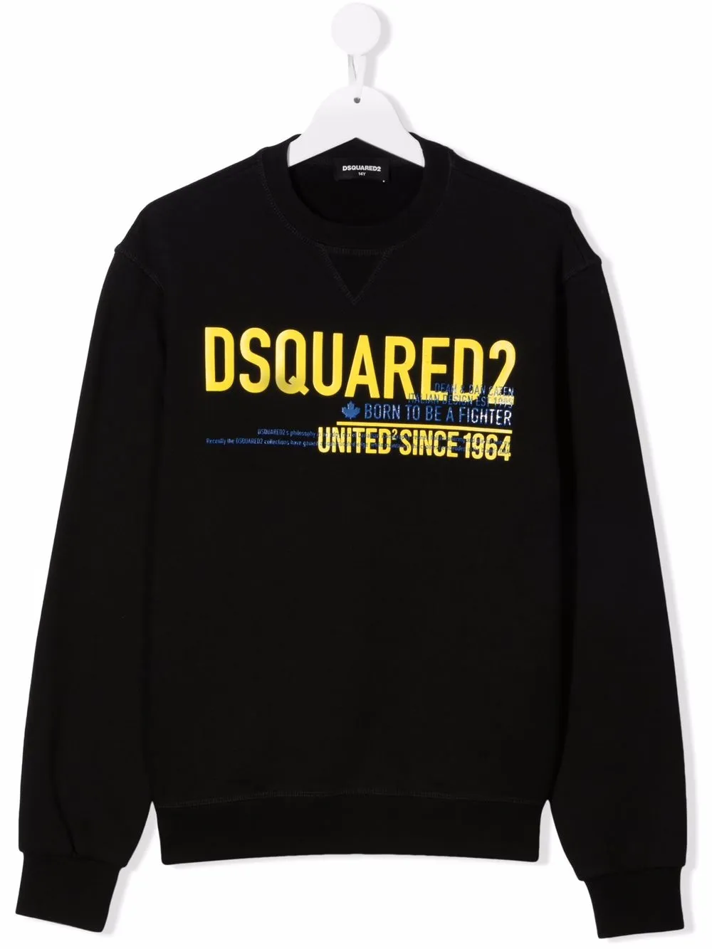 

Dsquared2 Kids sudadera con logo estampado - Negro