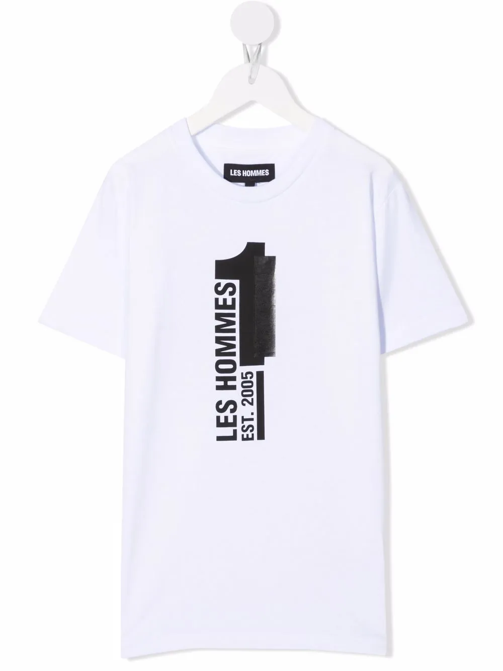 

LES HOMMES KIDS playera con logo estampado - Blanco