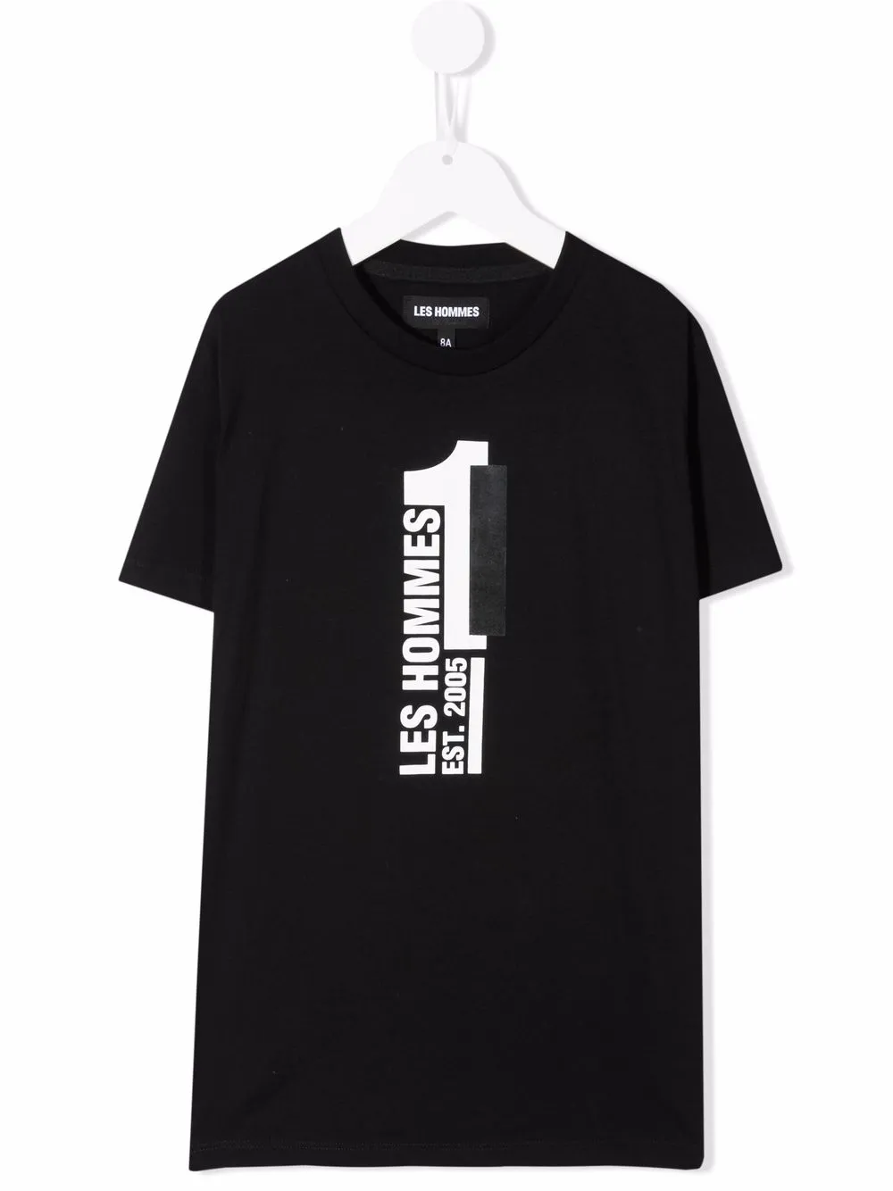 

LES HOMMES KIDS logo print T-shirt - Black