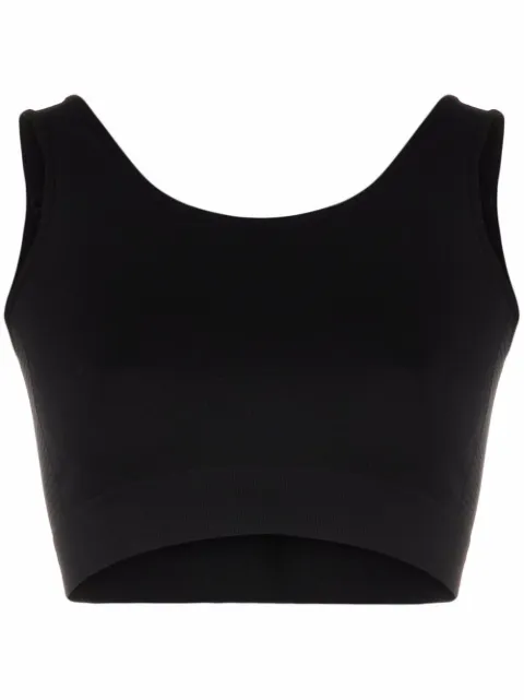 Rick Owens ribbed scoop-neck sports bra