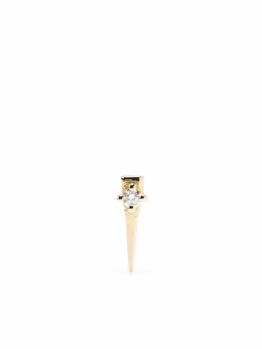 

Djula arete Spike en oro amarillo de 18kt con diamantes - Dorado