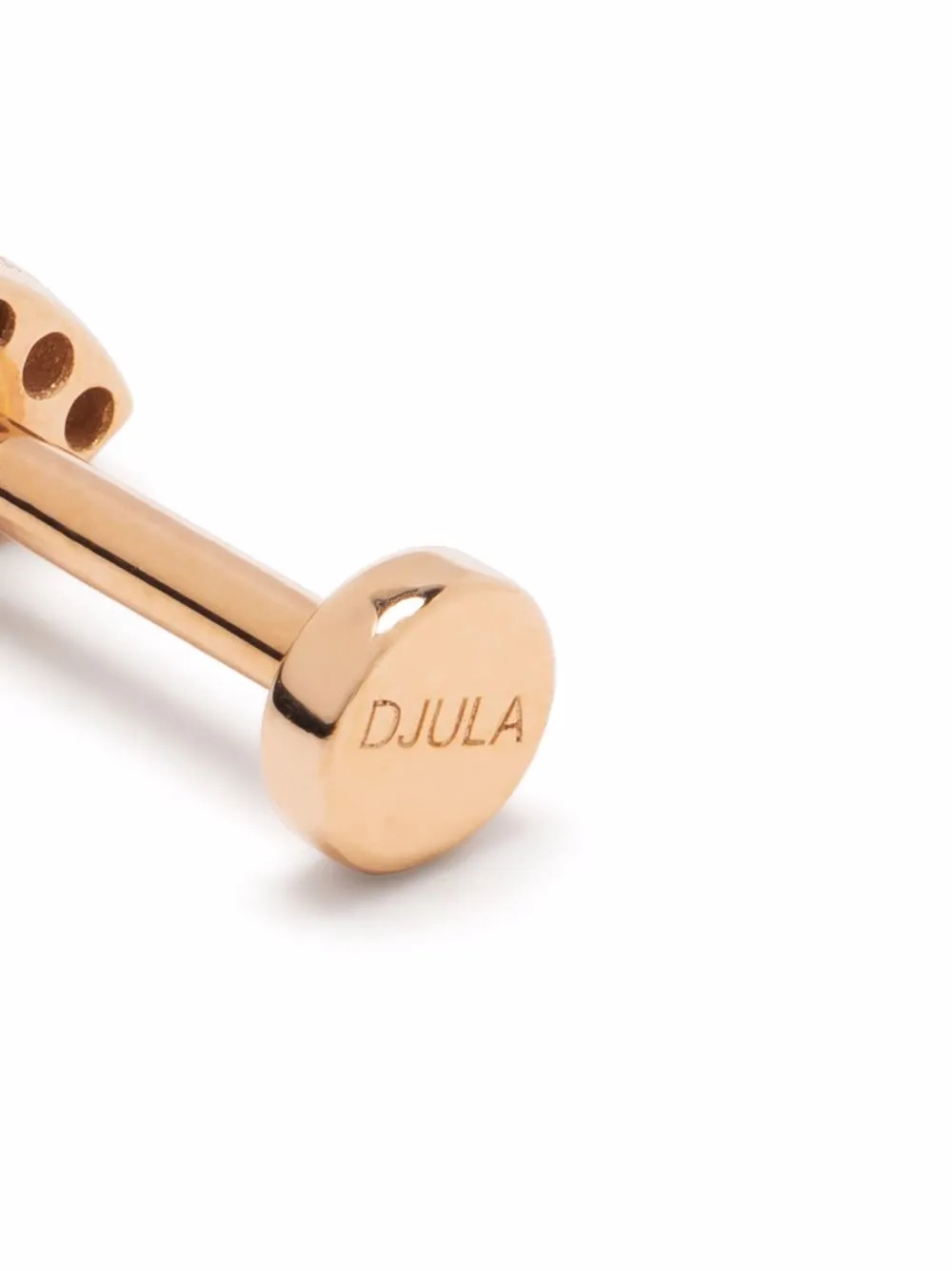 Djula Piercing Pear in oro rosa 18 carati con diamanti | Alta gioielleria | Image 4