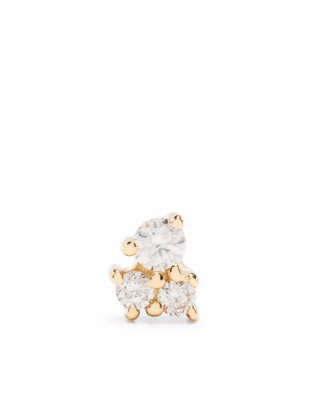 

Djula 18kt yellow gold diamond stud earring