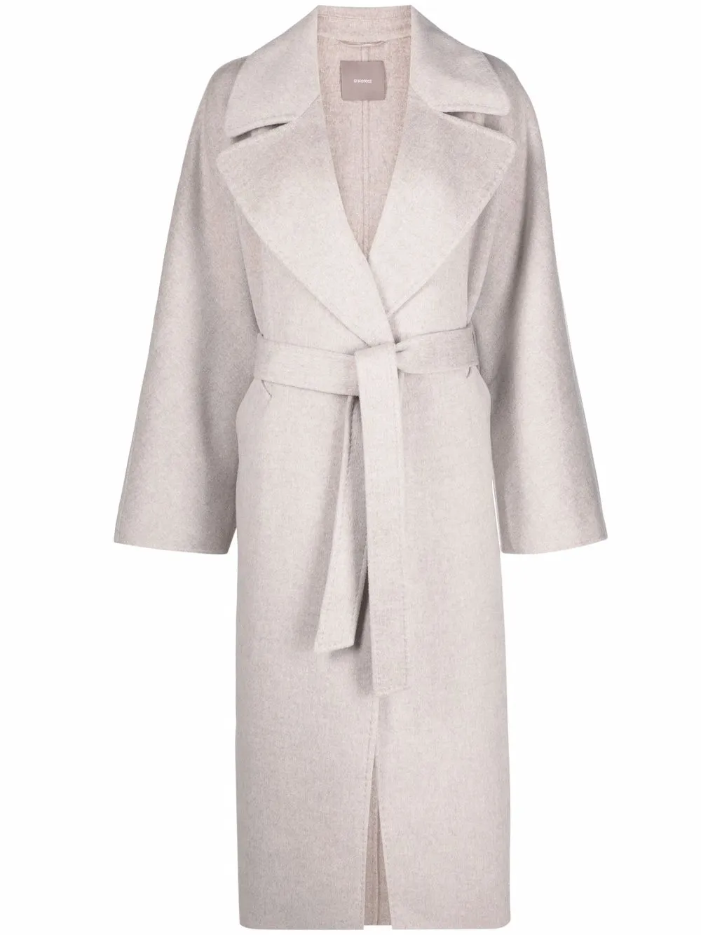 

12 STOREEZ belted wool-cashmere coat - Neutrals