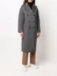12 STOREEZ double-breasted grey coat