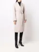 12 STOREEZ belted wool single-breasted coat