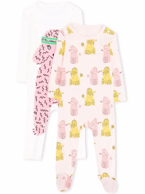 Stella McCartney Kids Macacão com estampa de cachorro