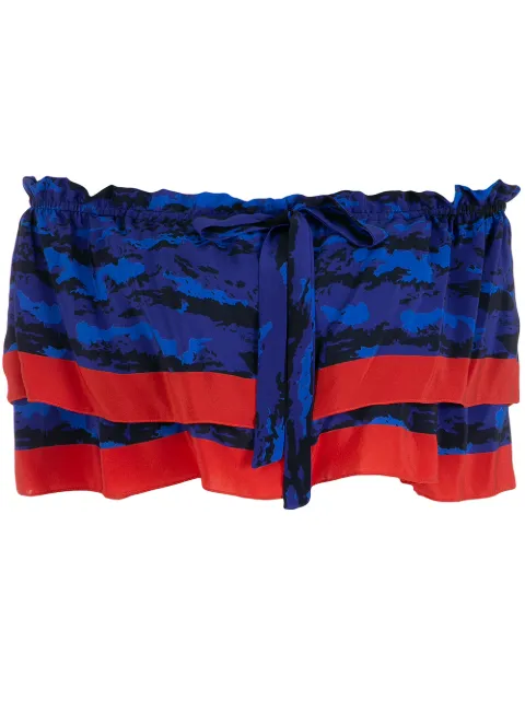 Andrea Bogosian Avril cropped silk blouse