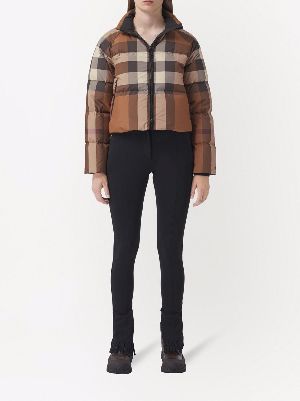 burberry check jacket women's