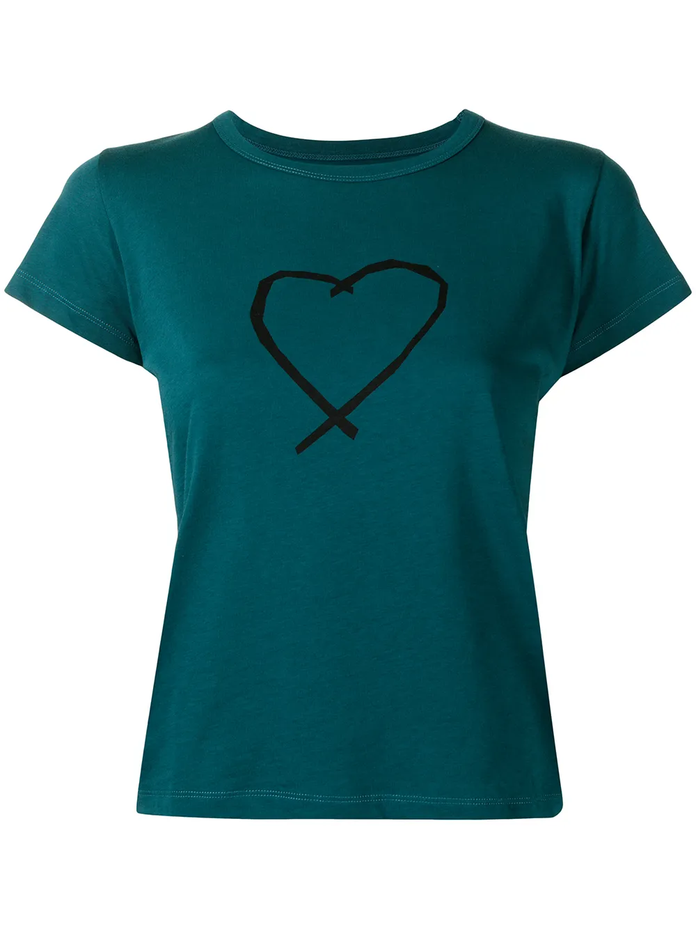 agnès b. футболка с принтом