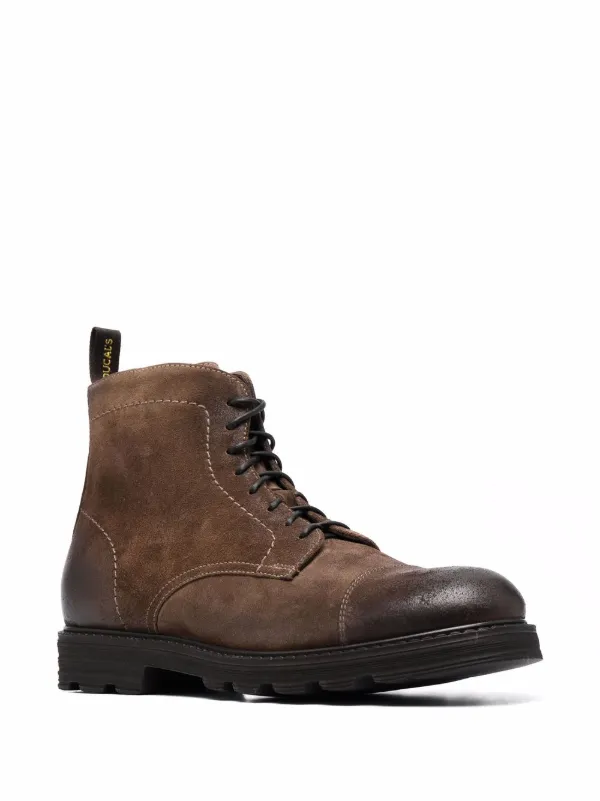 Shop Doucal's lace-up ankle boots with Express Delivery - FARFETCH