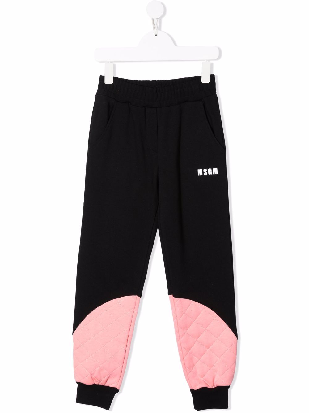 фото Msgm kids спортивные брюки с логотипом