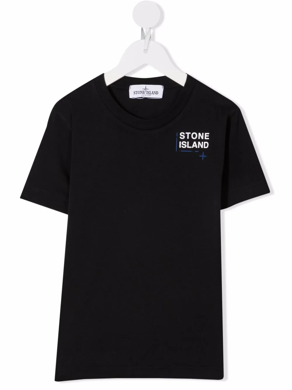 

Stone Island Junior playera con logo - Negro