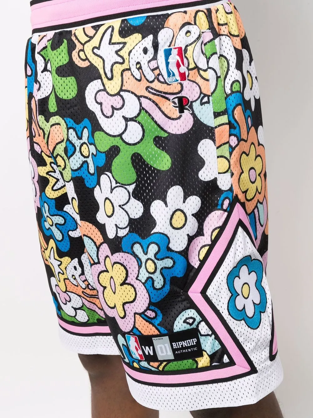 фото Ripndip спортивные шорты с цветочным принтом