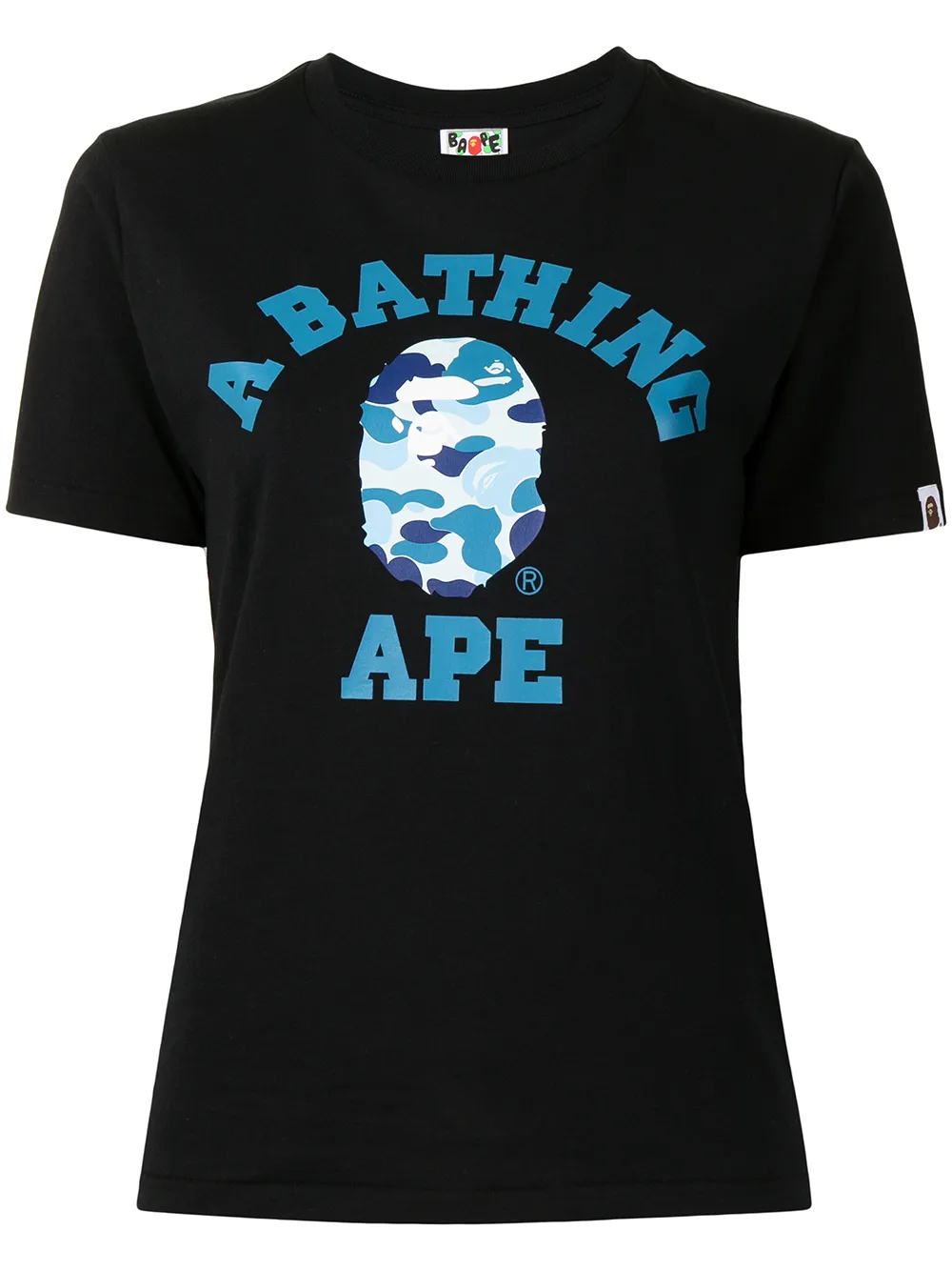 фото A bathing ape® футболка с графичным принтом