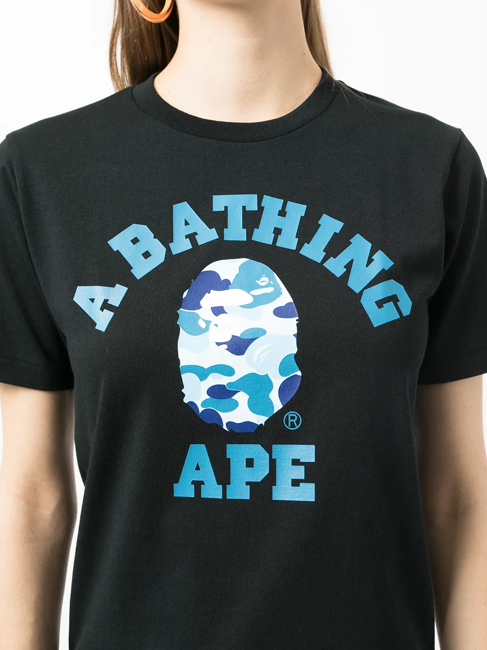 фото A bathing ape® футболка с графичным принтом