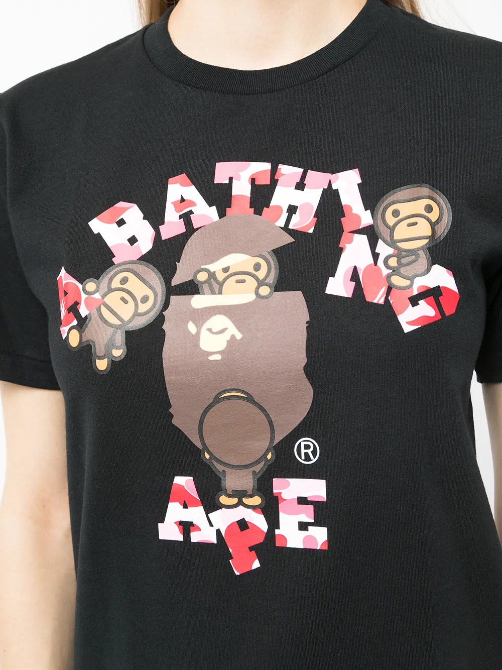 фото A bathing ape® футболка с логотипом