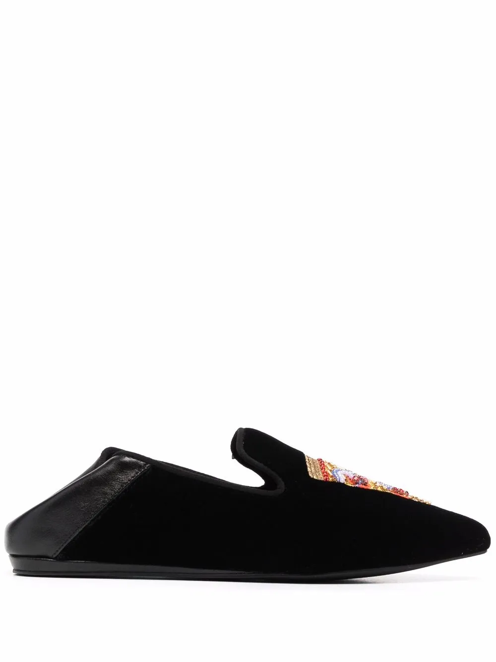 Kurt Geiger London балетки с вышивкой