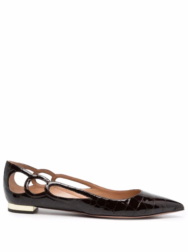 Aquazzura Ballerine Fenix Con Dettaglio cut-out - Farfetch