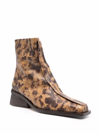 leopard mens boots