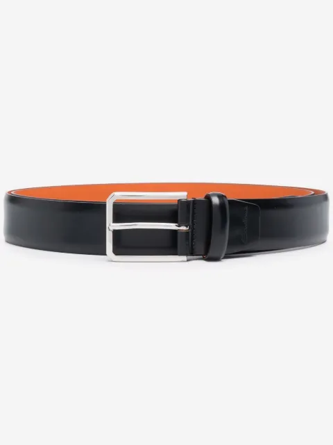 Santoni leather-strap belt
