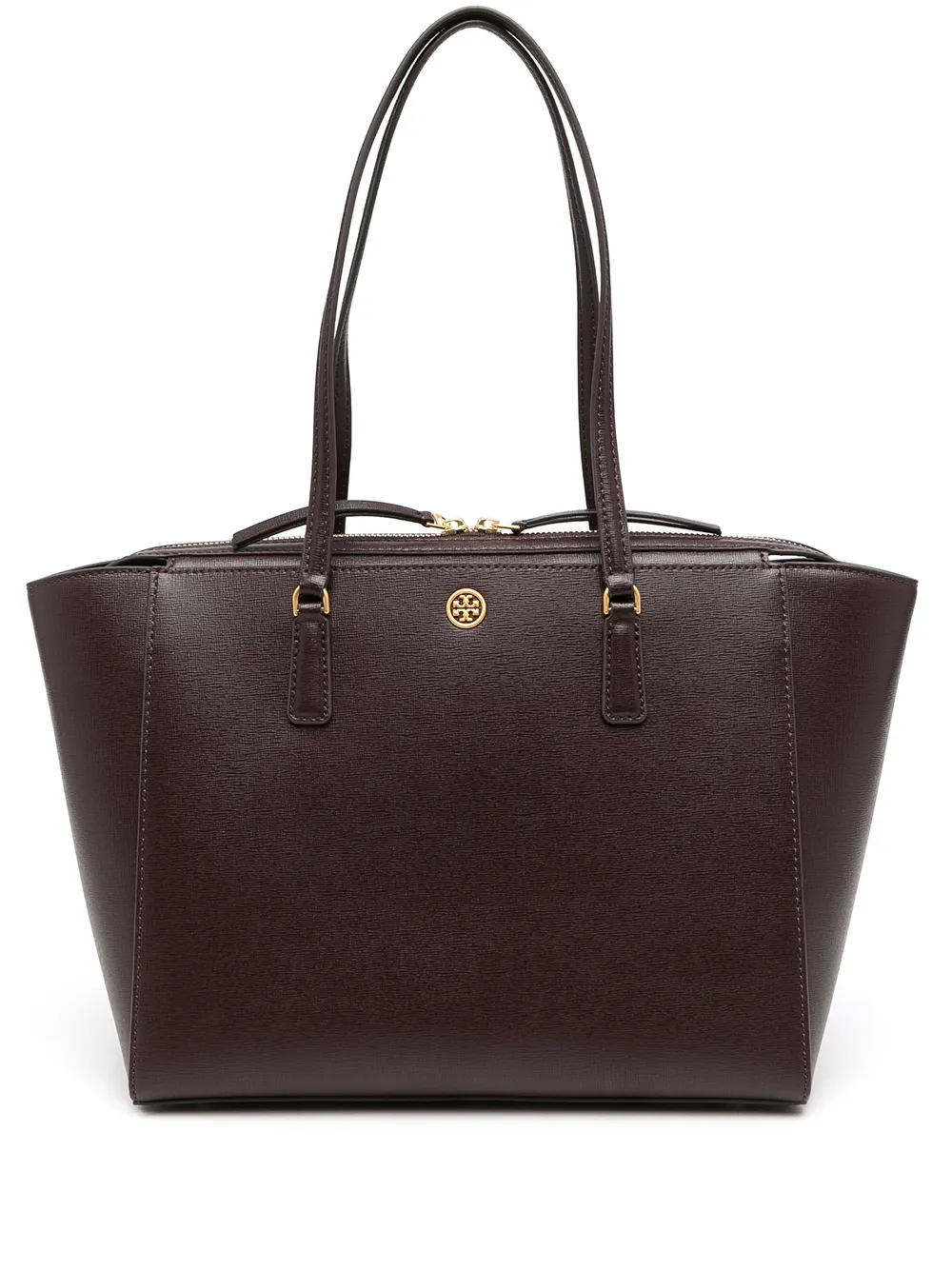 фото Tory burch маленькая сумка-тоут robinson с логотипом