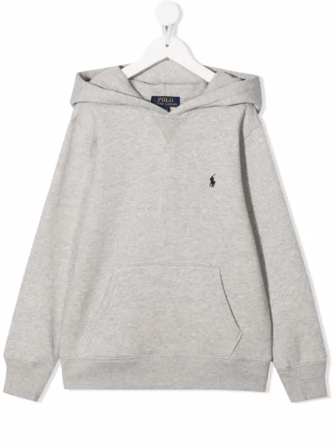 POLO RALPH LAUREN KIDS Pony logo pullover hoodie
