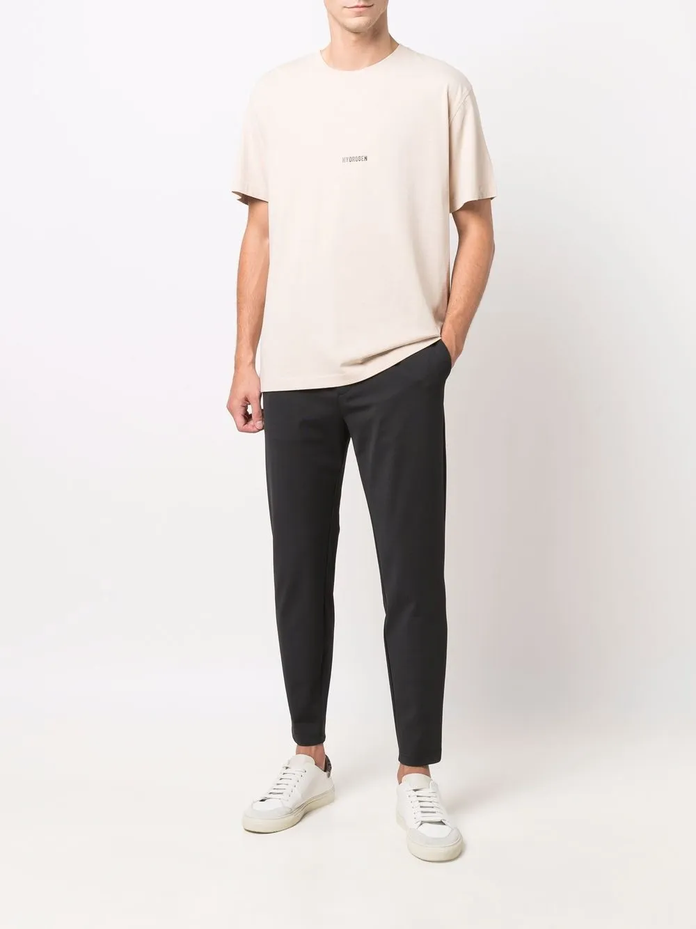 Hydrogen logo-print Cotton T-shirt - Farfetch