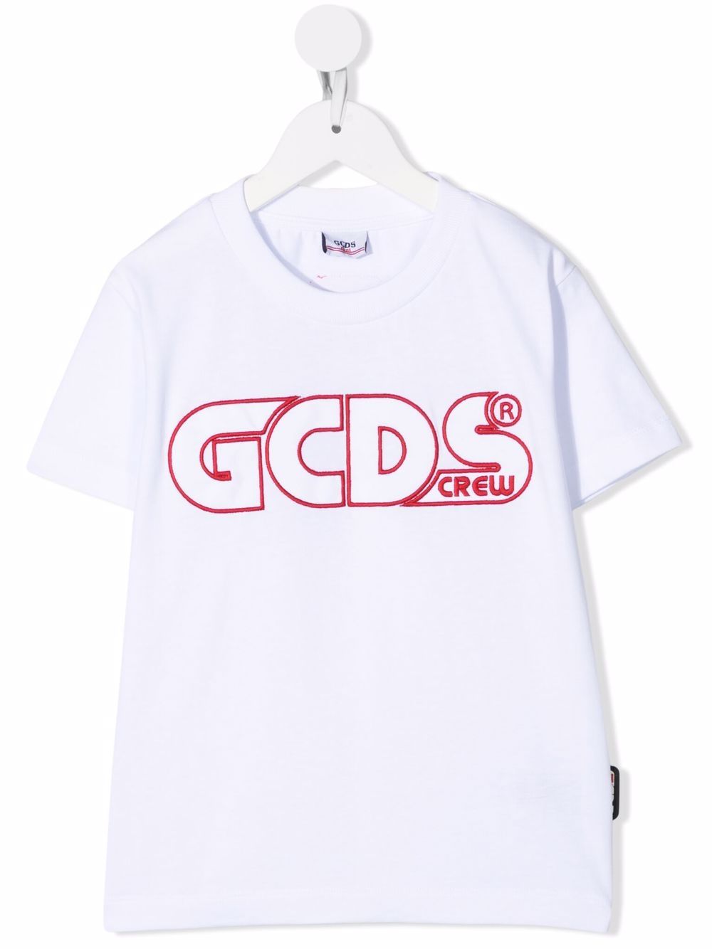 фото Gcds kids футболка с вышитым логотипом