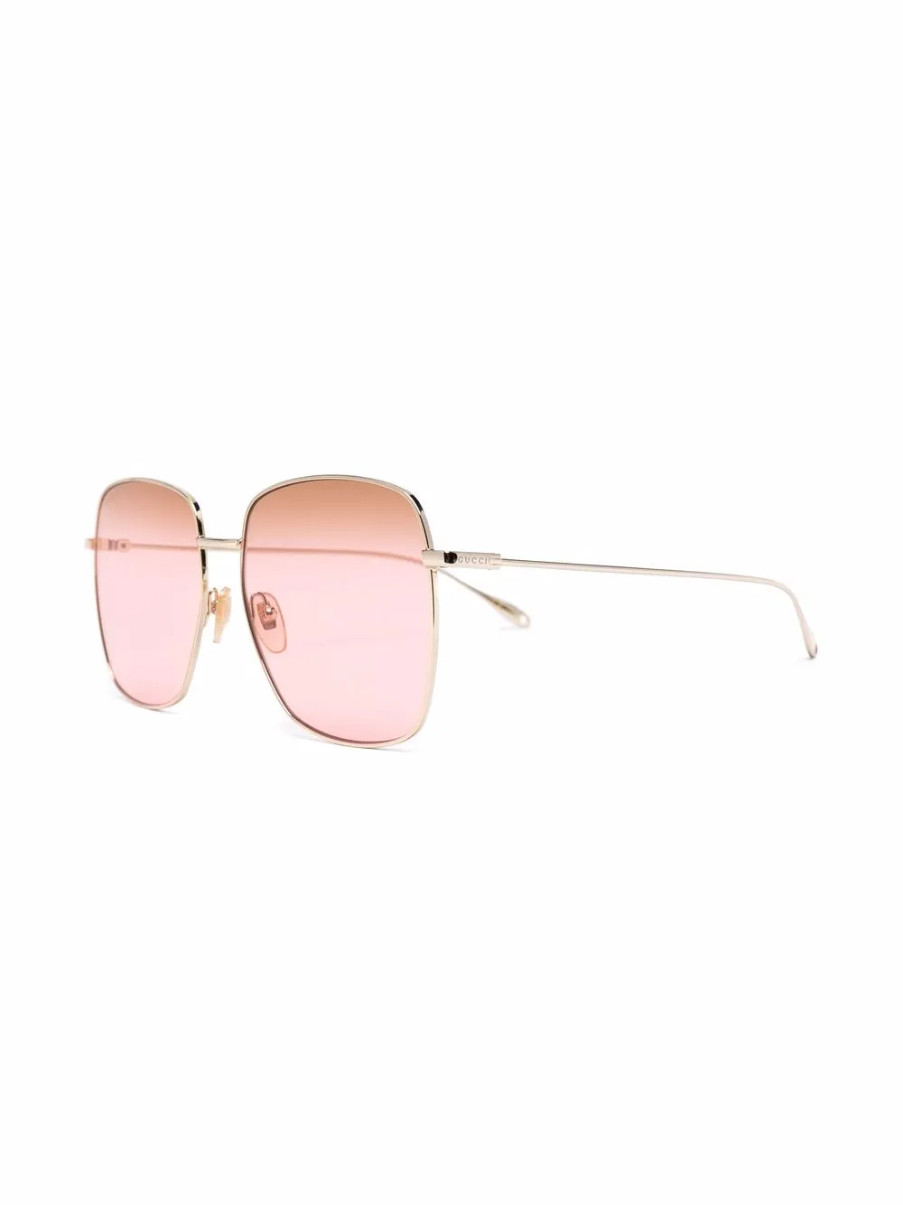 фото Gucci eyewear солнцезащитные очки в квадратной оправе