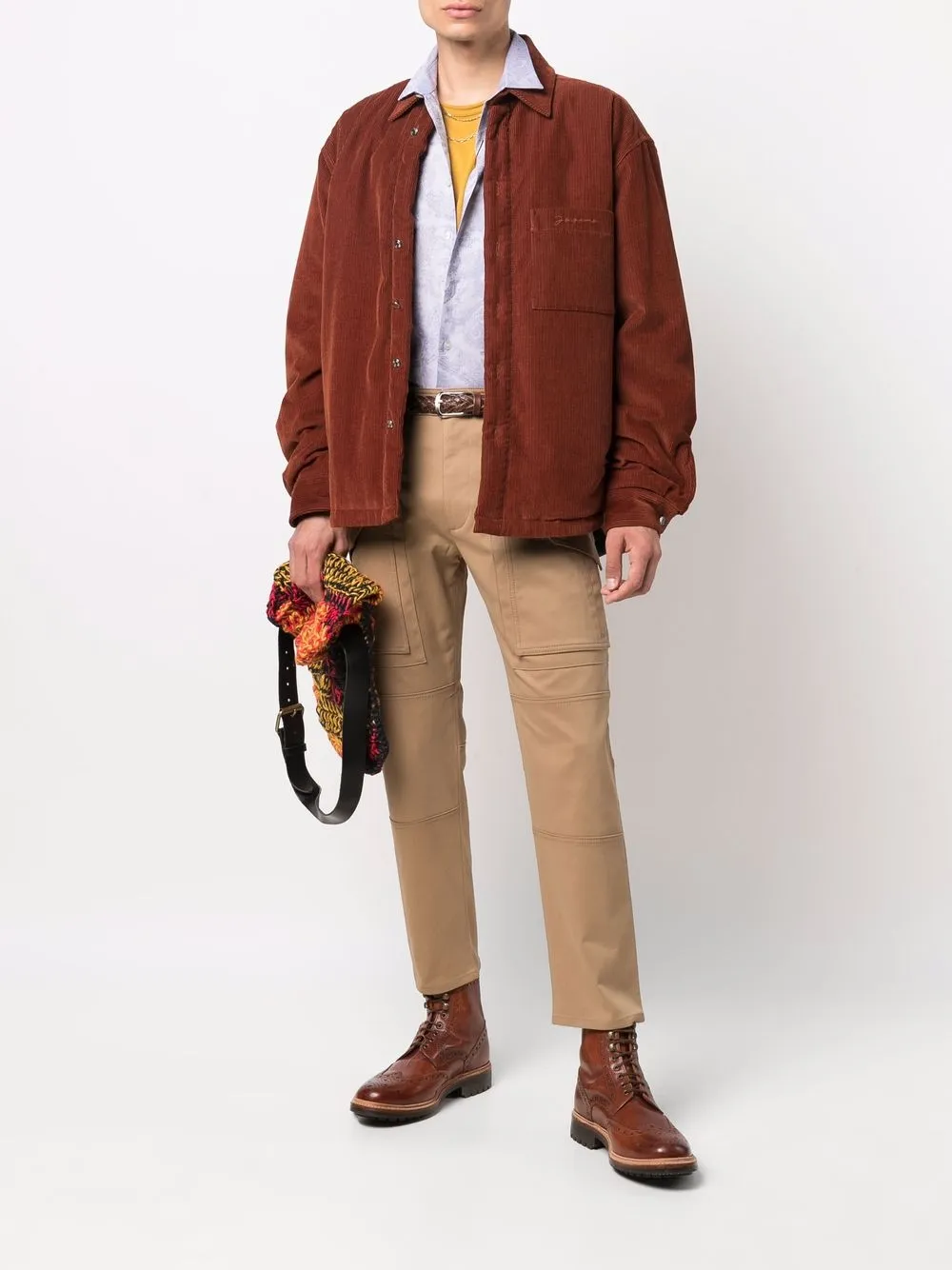 фото Etro узкие брюки средней посадки