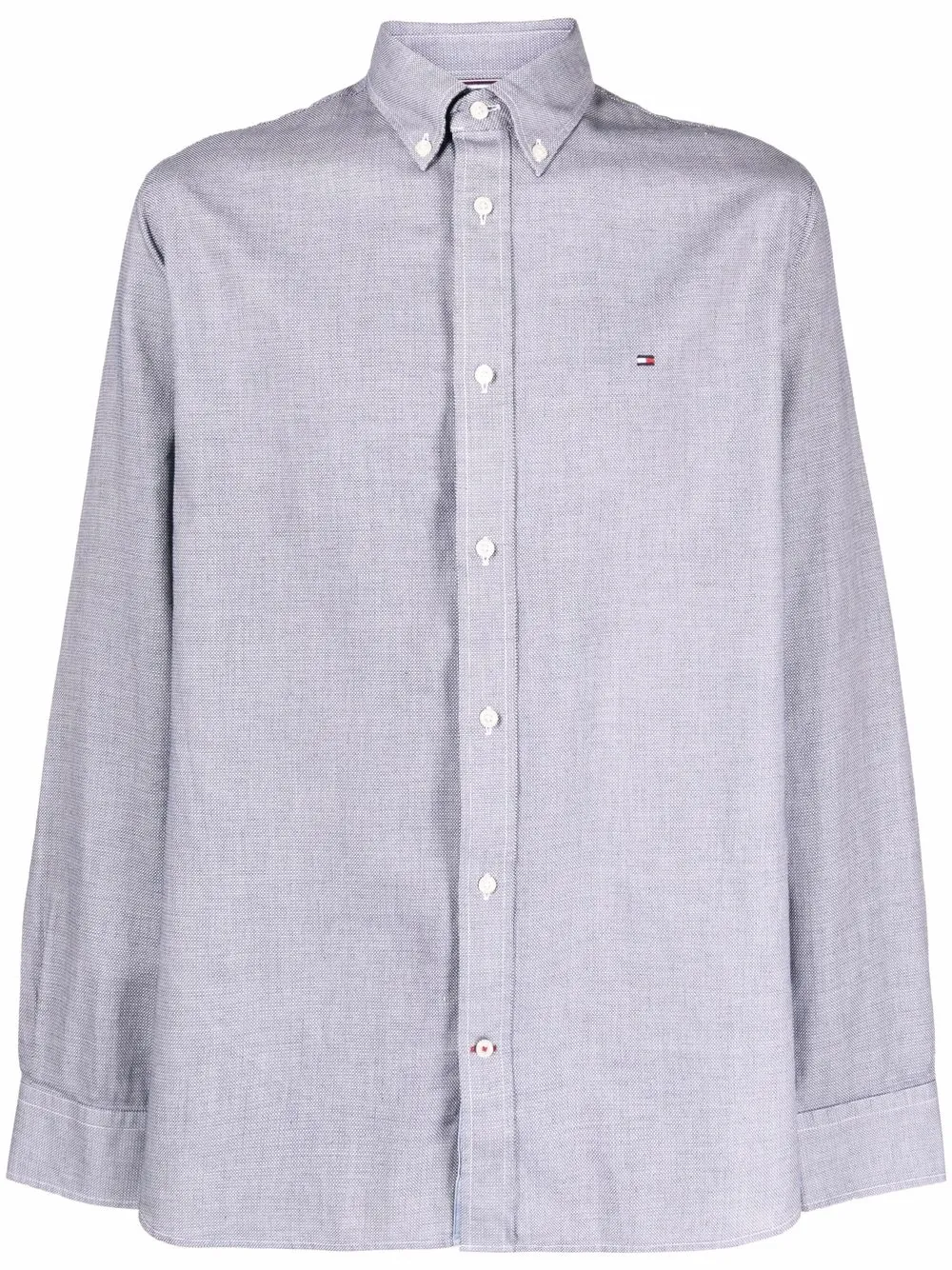 

Tommy Hilfiger Dobby micro-logo shirt - Blue