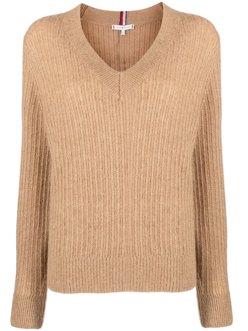 

Tommy Hilfiger intarsia-knit logo jumper - Brown