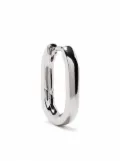 Maria Black Slick huggie earring - Silver