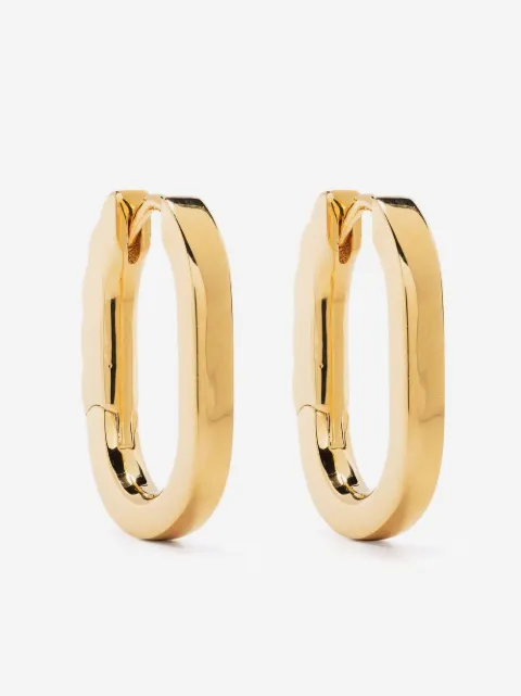 Maria Black aros huggie Woods