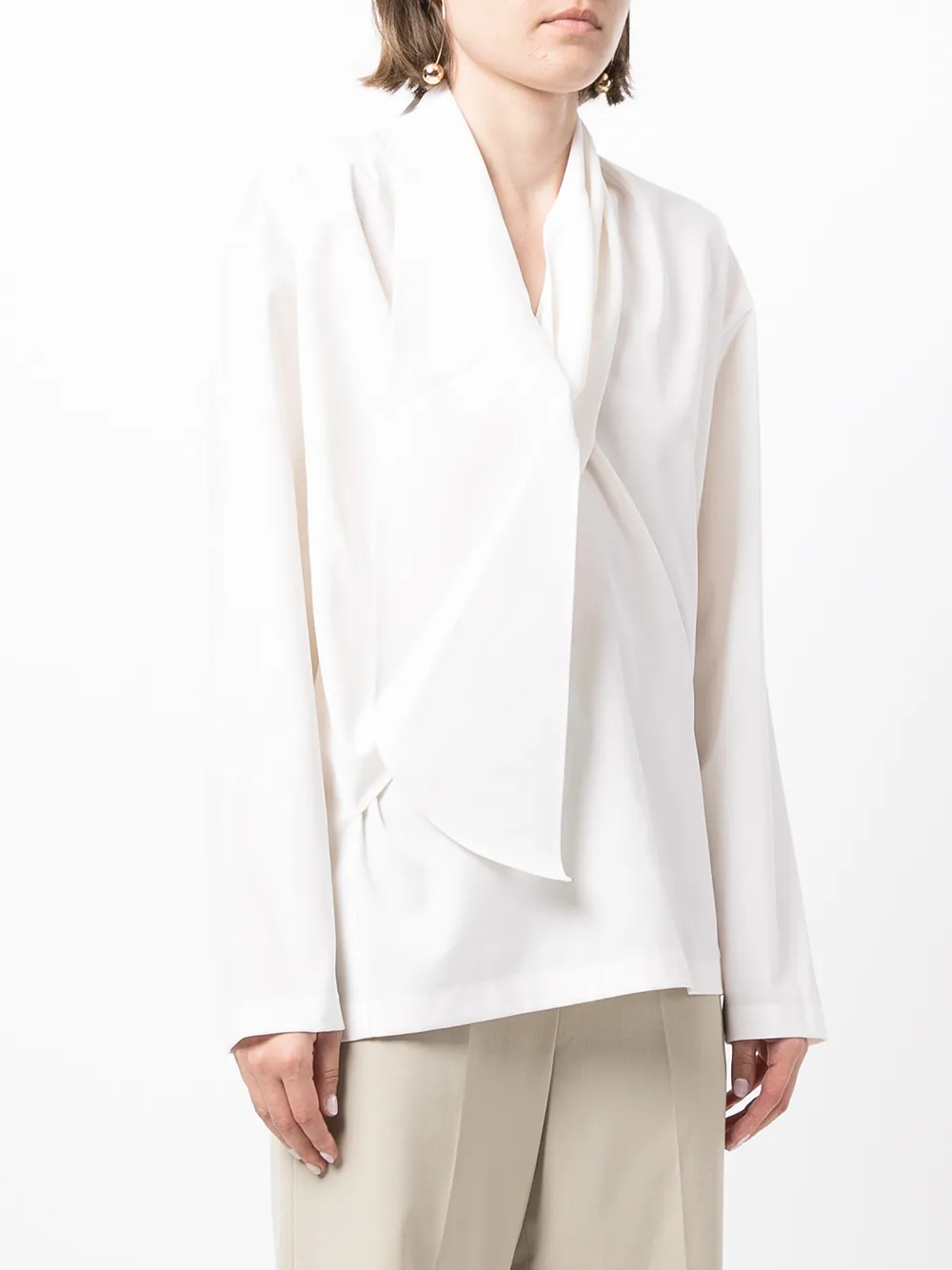 фото Le 17 septembre рубашка с запахом