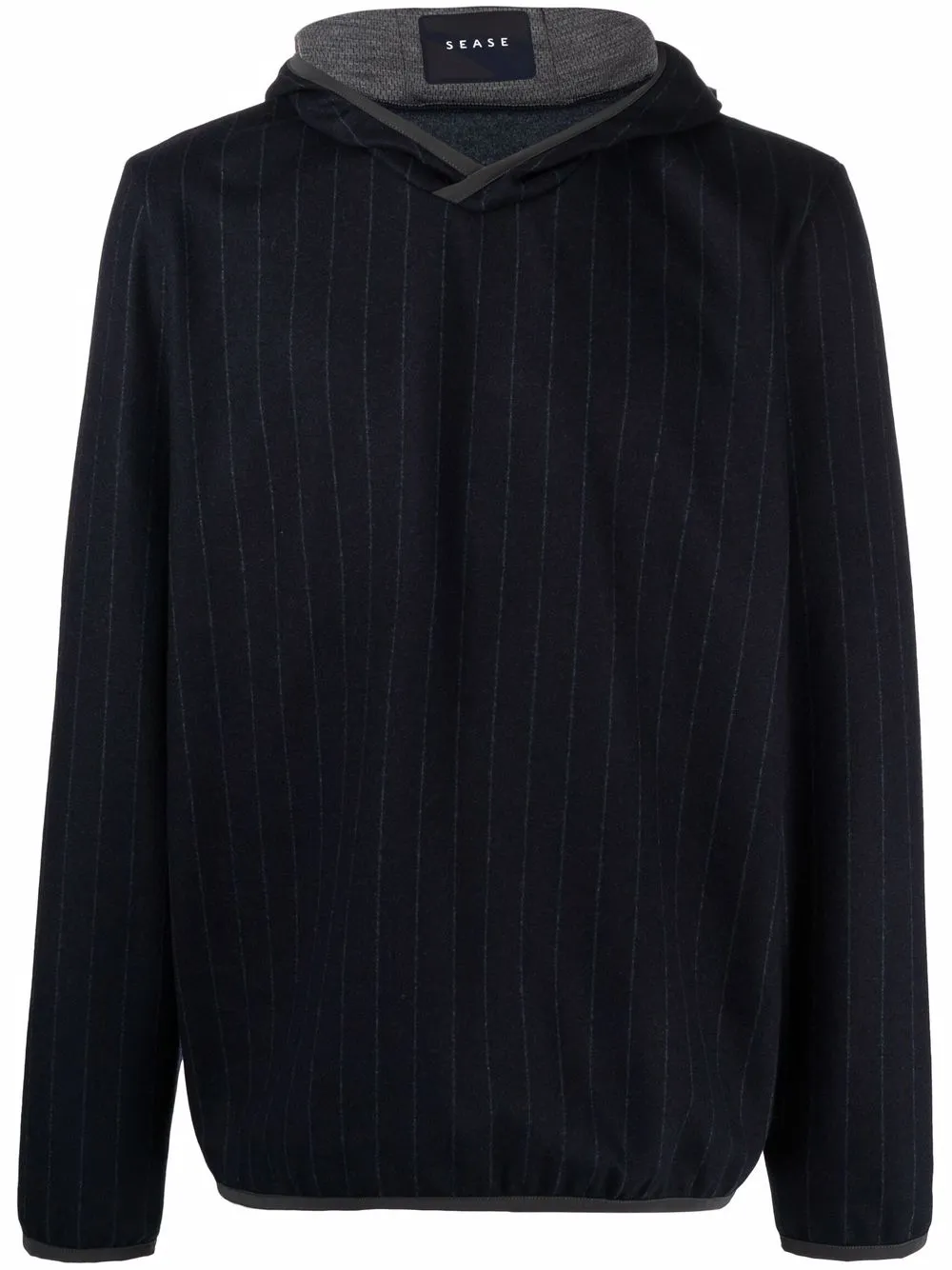 

Sease hoodie a rayas diplomáticas - Azul