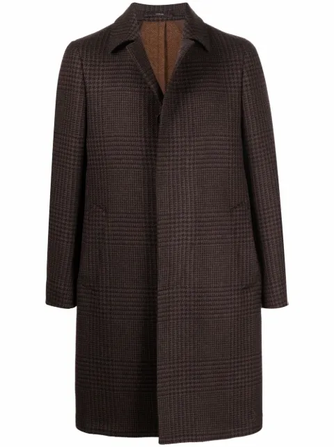 Lardini معطف صوف بنقش كاروهات مضفرة
