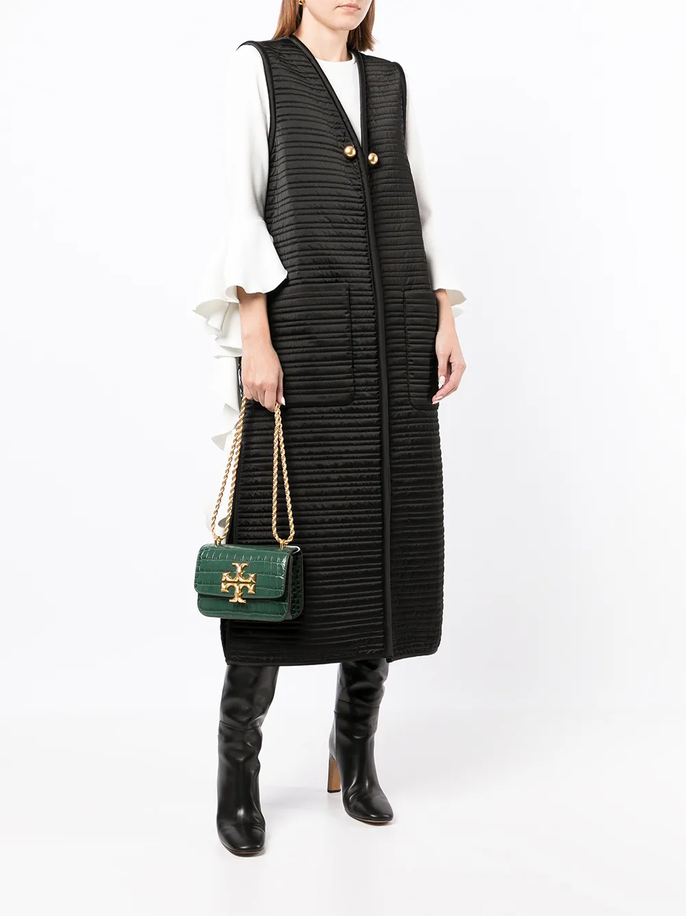 фото Tory burch стеганый жилет