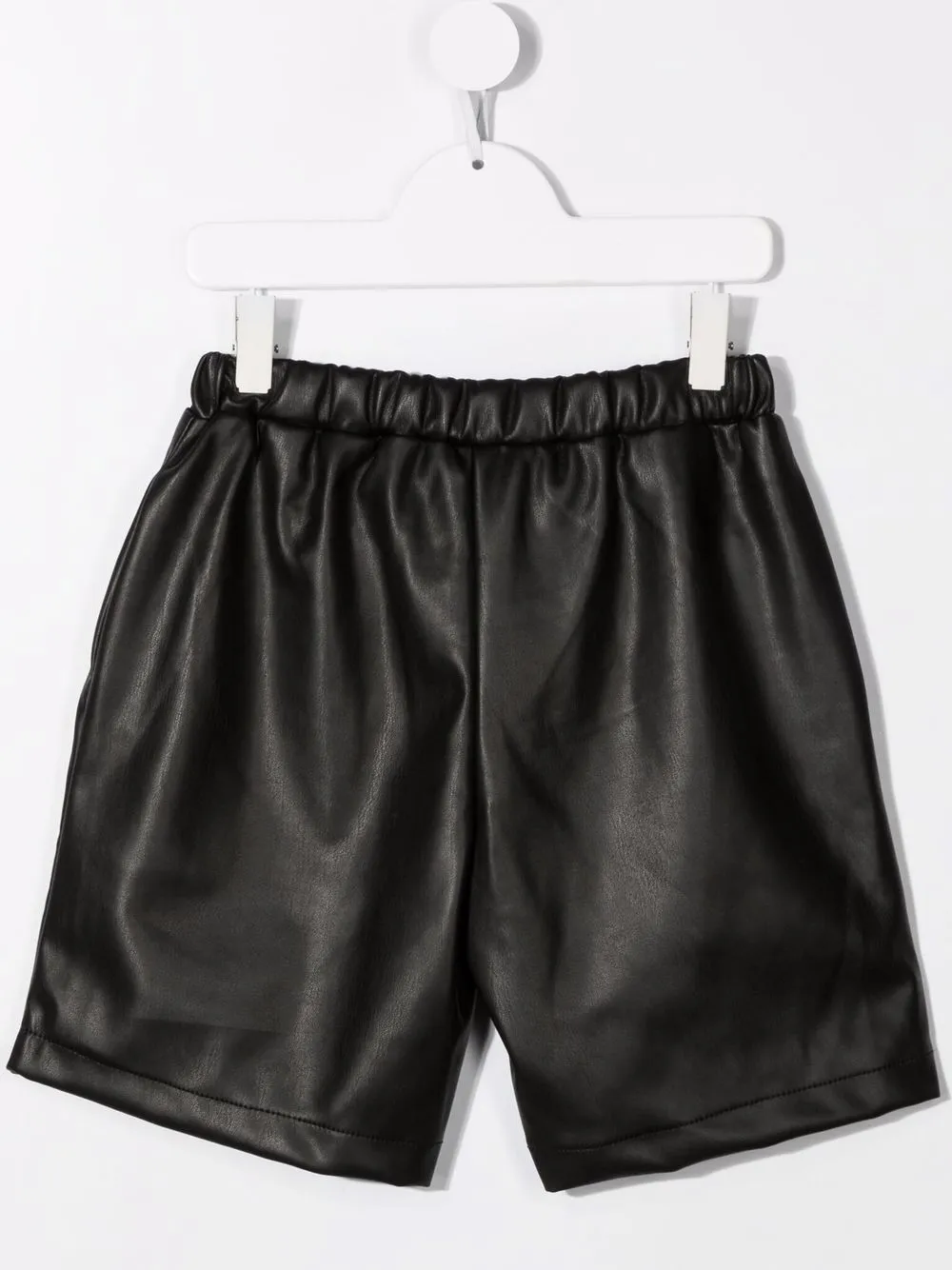 MSGM Kids Elastische shorts - Zwart