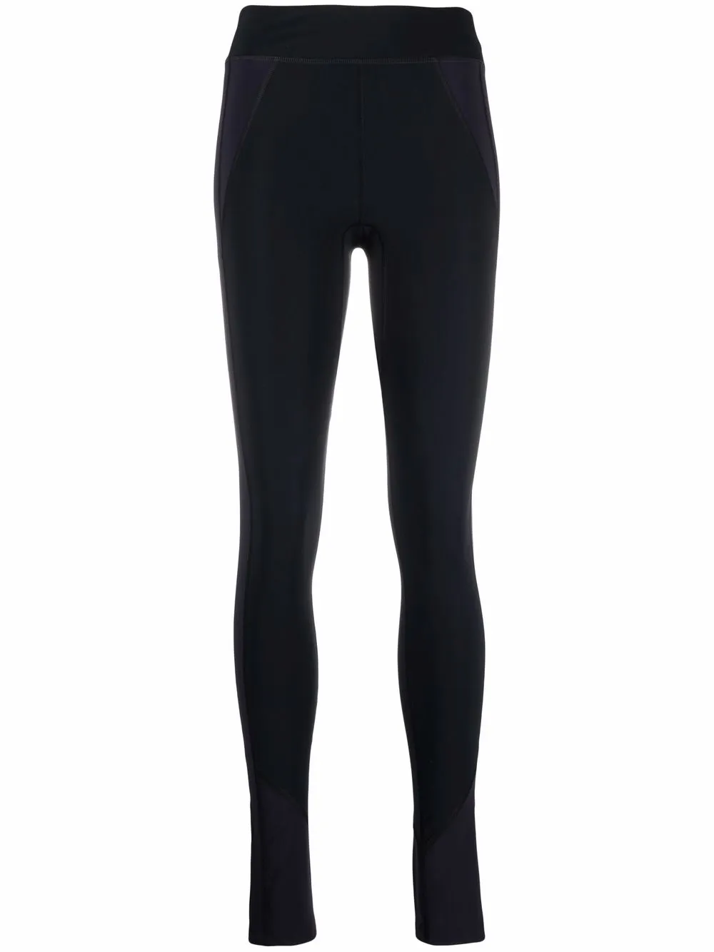 

Isabel Marant multi-panel stripe-detail leggings - Black