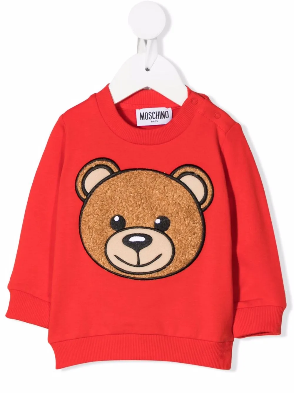 

Moschino Kids sudadera con motivo Teddy Bear - Rojo
