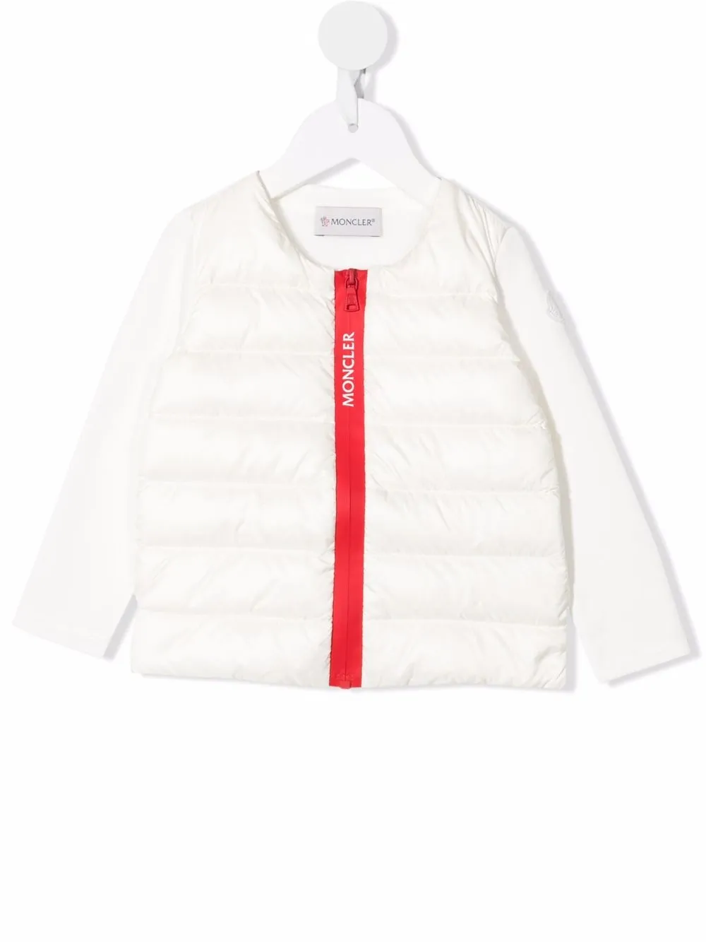 

Moncler Enfant top capitonado con cierre - Neutro