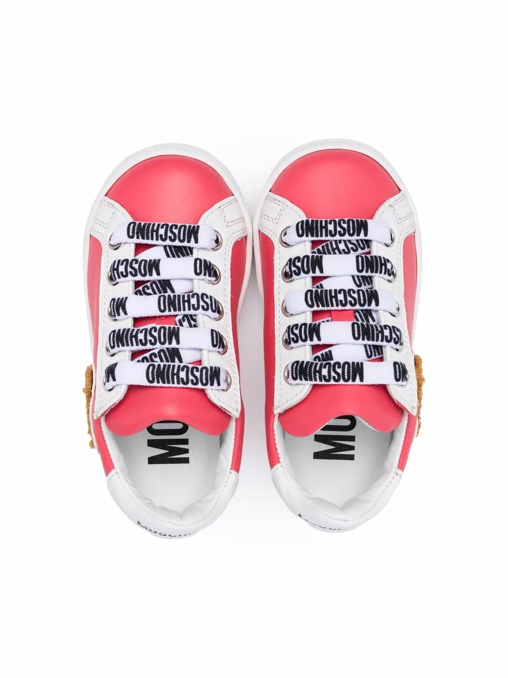 фото Moschino kids кеды с нашивкой teddy bear