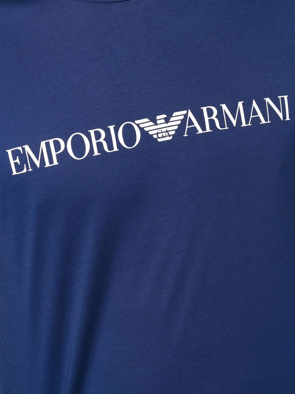 фото Emporio armani футболка с контрастным логотипом