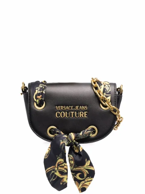 Versace Jeans Couture Bolsa transversal com detalhe de lenço
