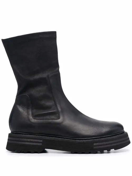 Guidi bottines à bout rond - Noir - Guidi - Modalova